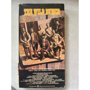 The Wild Bunch VHS Tape - Warner Bros. - Western Movie